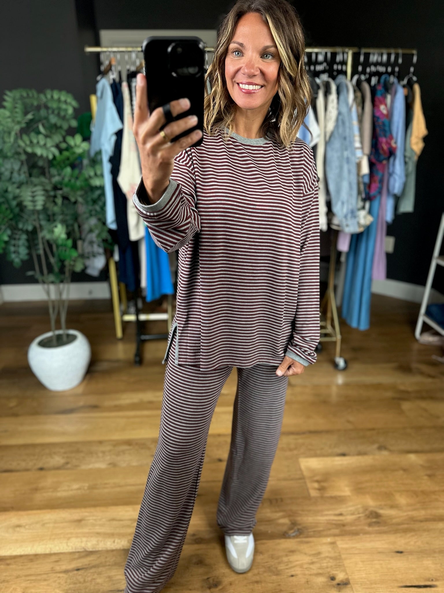 Find Your Way Striped 2-Piece Set-Two Piece Set-Wishlist-Anna Kaytes Boutique, Women's Fashion Boutique in Grinnell, Iowa