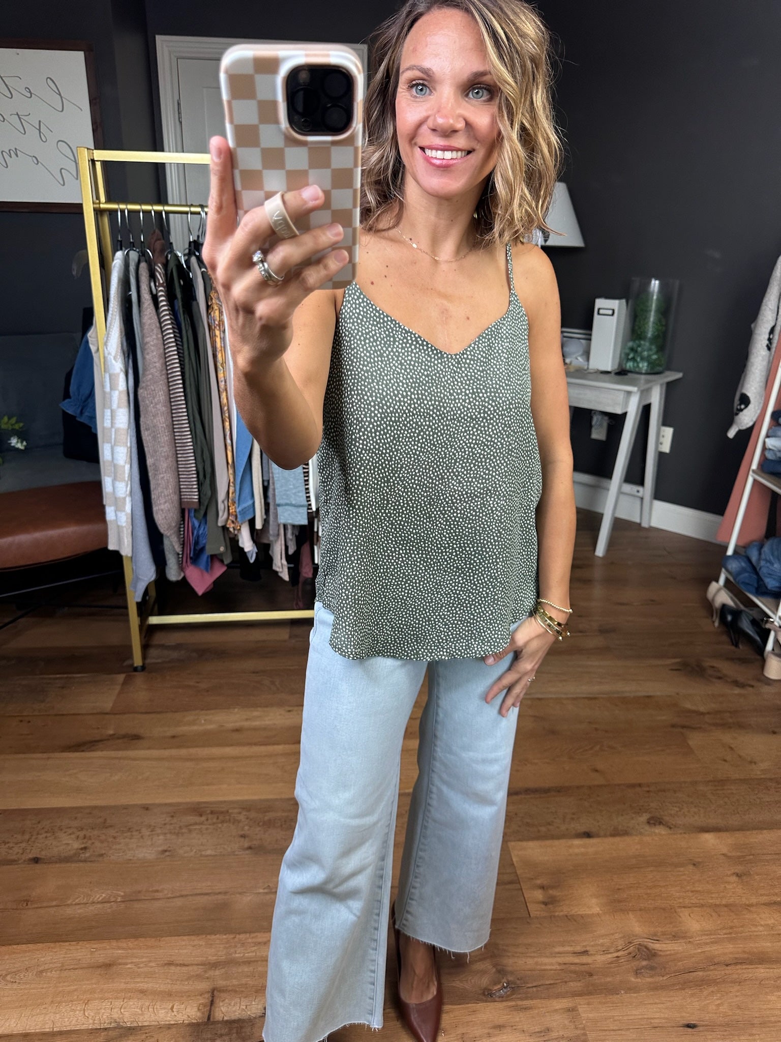 Making Moves Patterned Sleeveless Top - Multiple Options-Blu Pepper-Anna Kaytes Boutique, Women's Fashion Boutique in Grinnell, Iowa