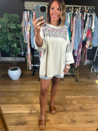 Lucky Ones Floral Patchwork Top-Short Sleeves-Easel-Anna Kaytes Boutique, Women's Fashion Boutique in Grinnell, Iowa