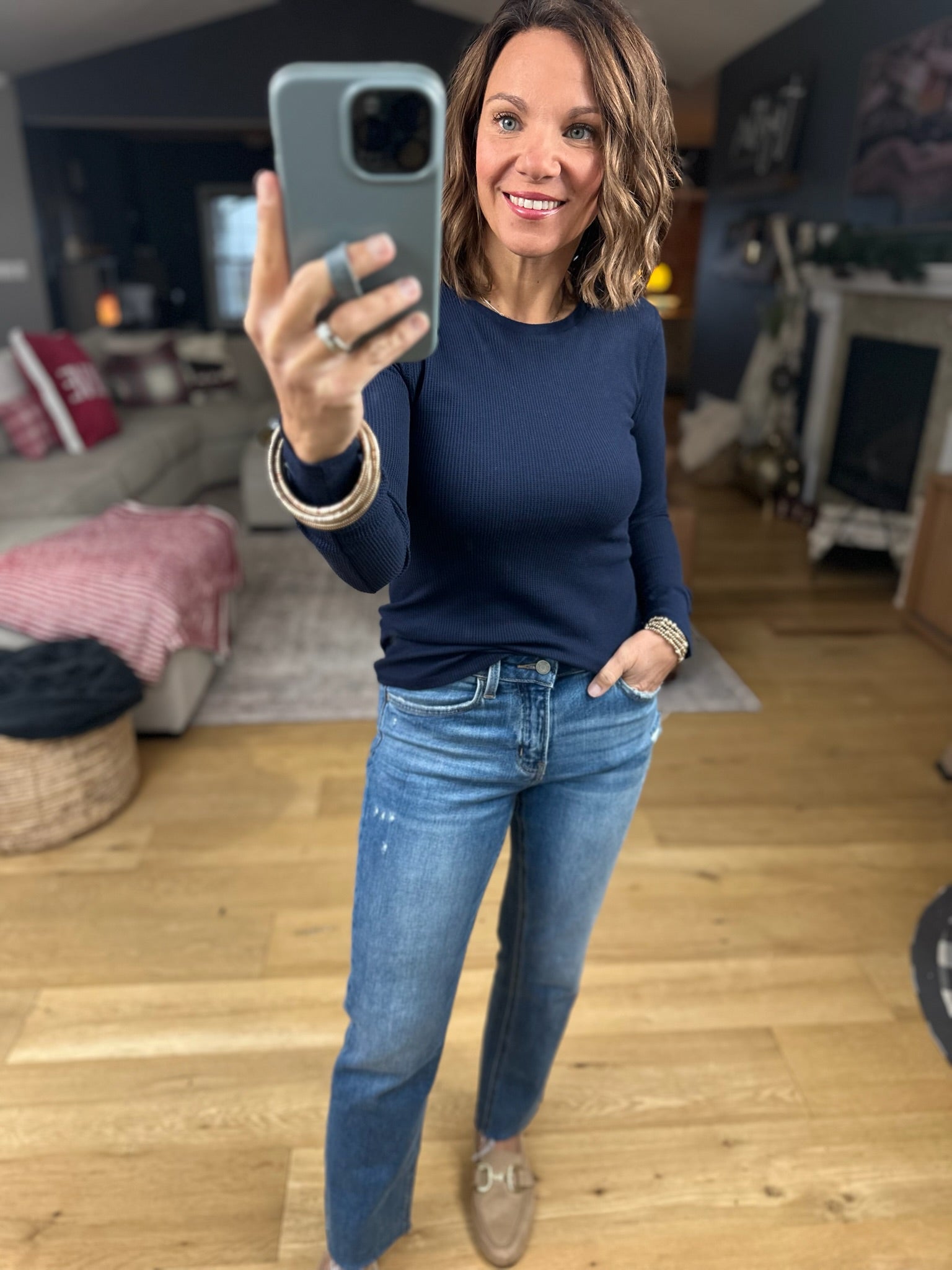 The Paige Ribbed Long Sleeve Top-Long Sleeves-Active Basics-Anna Kaytes Boutique, Women's Fashion Boutique in Grinnell, Iowa