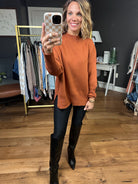 Quick Decision Ribbed Sweater With Side-Slit Detail - Multiple Options-Sweaters-Miracle-Anna Kaytes Boutique, Women's Fashion Boutique in Grinnell, Iowa