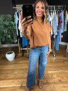 Nothing In Common High-Neck Top-Short Sleeves-Wishlist-Anna Kaytes Boutique, Women's Fashion Boutique in Grinnell, Iowa