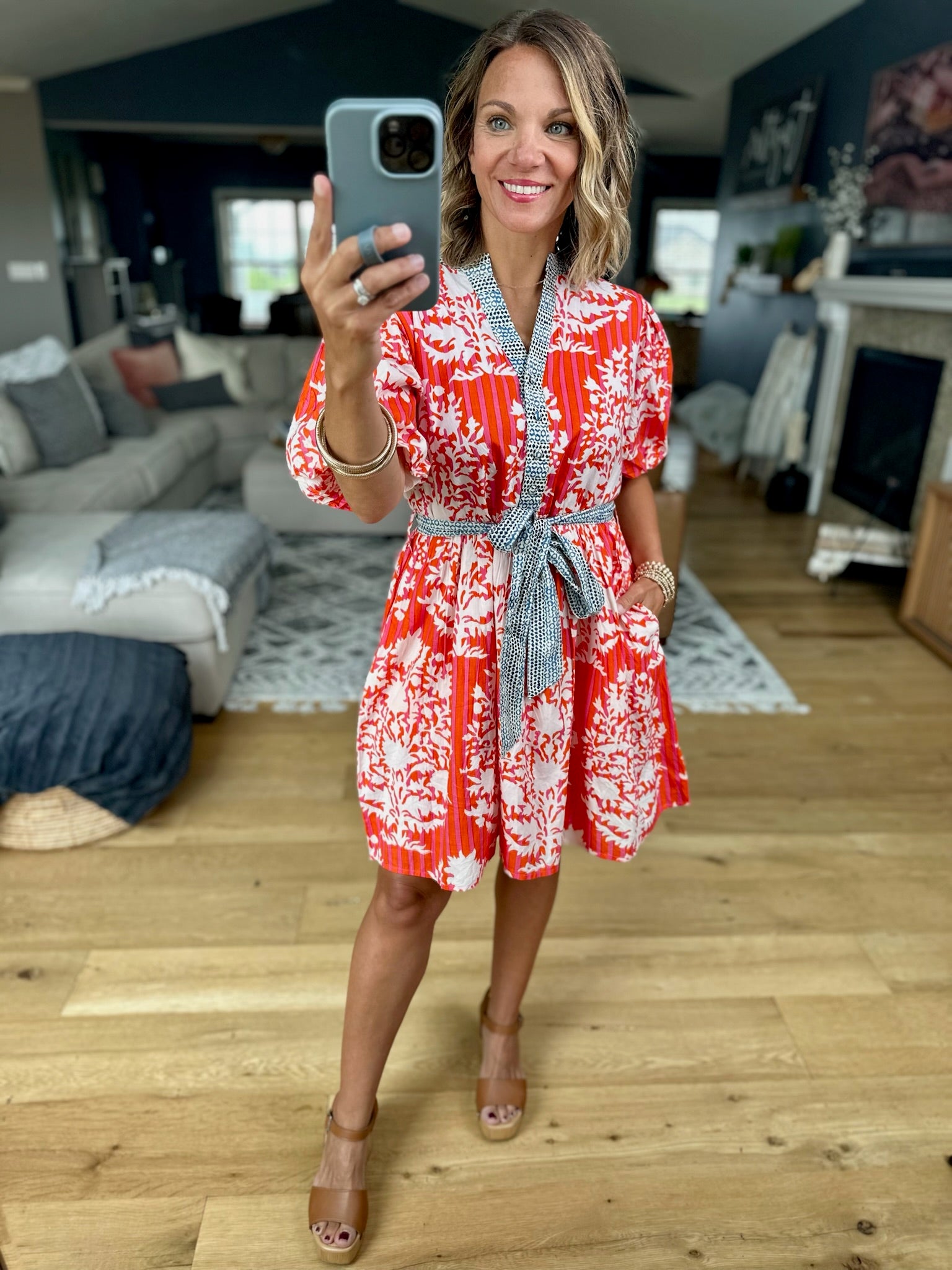 Own The Room Pocket Dress-THML-Anna Kaytes Boutique, Women's Fashion Boutique in Grinnell, Iowa