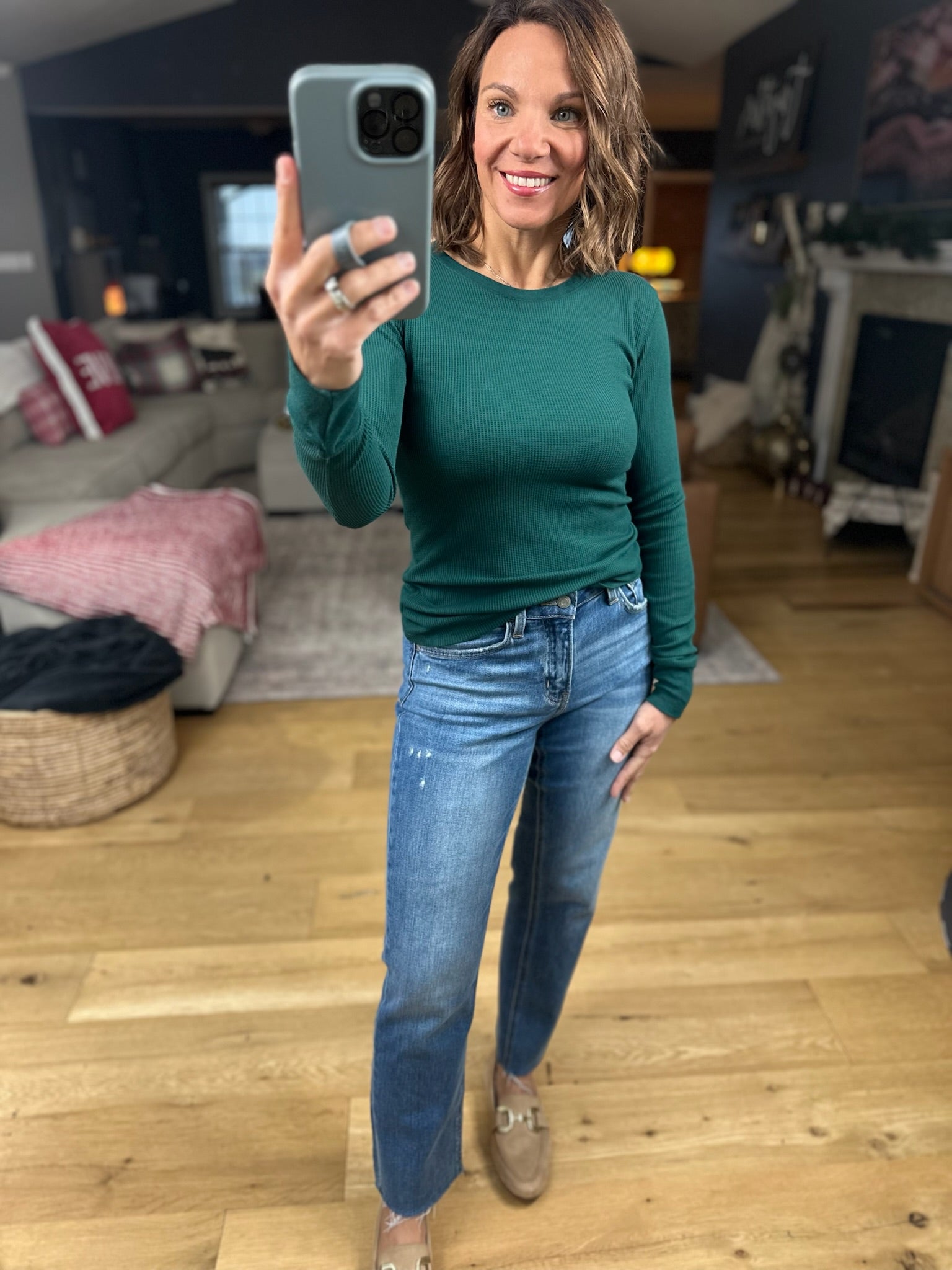 The Paige Ribbed Long Sleeve Top-Long Sleeves-Active Basics-Anna Kaytes Boutique, Women's Fashion Boutique in Grinnell, Iowa