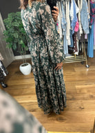 Fall Decisions Floral Dress-Dresses-She & Sky-Anna Kaytes Boutique, Women's Fashion Boutique in Grinnell, Iowa