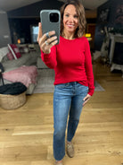 The Paige Ribbed Long Sleeve Top-Long Sleeves-Active Basics-Anna Kaytes Boutique, Women's Fashion Boutique in Grinnell, Iowa