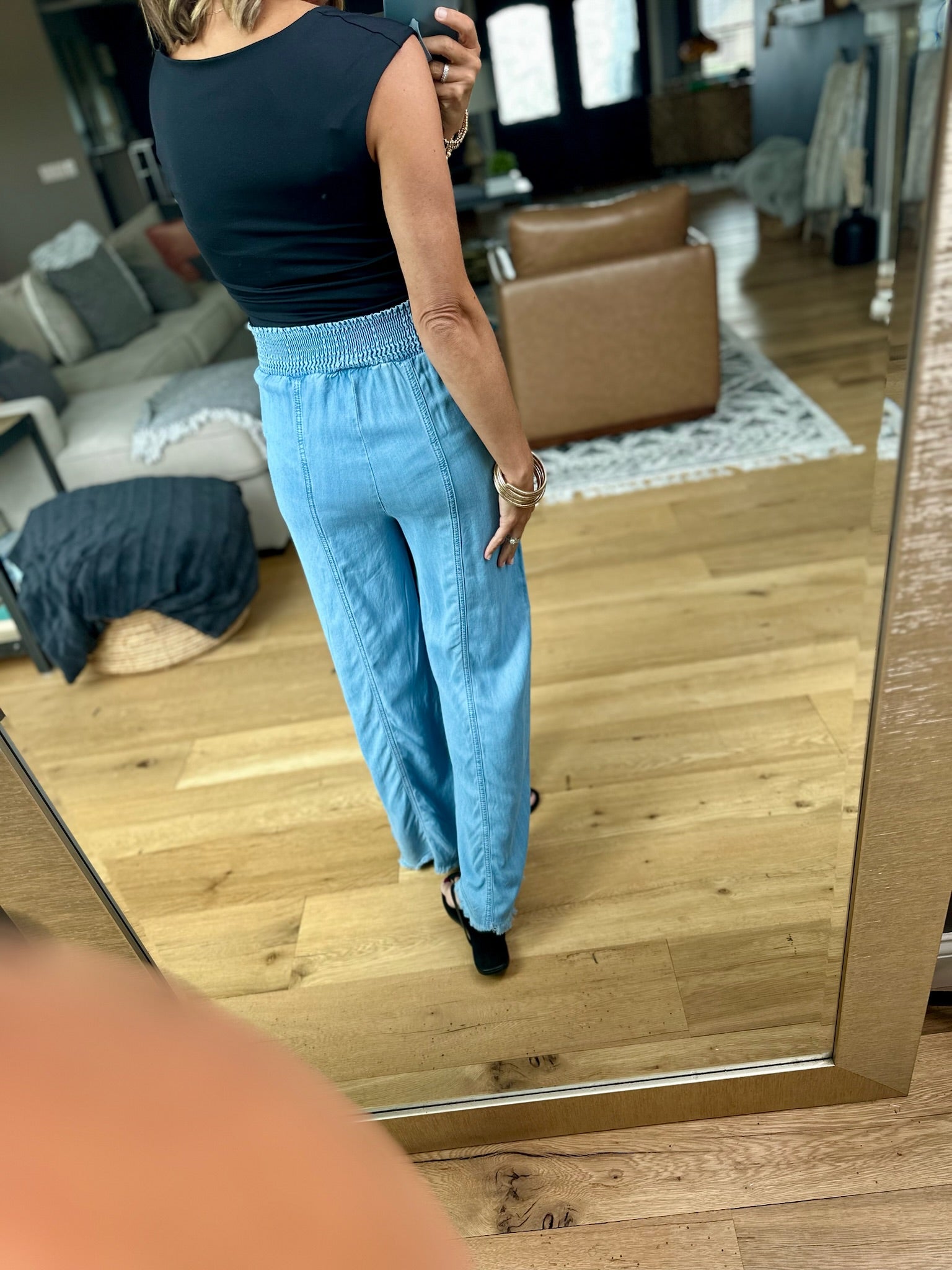 Way Back When High-Waisted Tencel Pant-Very J-Anna Kaytes Boutique, Women's Fashion Boutique in Grinnell, Iowa