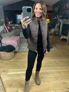 The Peyton Puffer Vest-Sweaters-Zenana-Anna Kaytes Boutique, Women's Fashion Boutique in Grinnell, Iowa