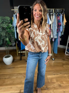 Feelings For You Flutter-Sleeve Top-Short Sleeves-She & Sky-Anna Kaytes Boutique, Women's Fashion Boutique in Grinnell, Iowa