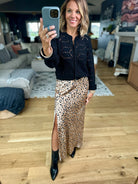 Wild At Heart Leopard Skirt-Skies Are Blue-Anna Kaytes Boutique, Women's Fashion Boutique in Grinnell, Iowa