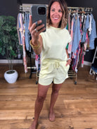 Loved In 2-Piece Set-Short Sleeves-Double Zero-Anna Kaytes Boutique, Women's Fashion Boutique in Grinnell, Iowa