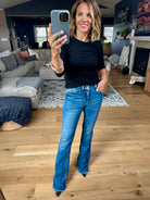 The Tara Mid-Rise Flare Denim-Vervet-Anna Kaytes Boutique, Women's Fashion Boutique in Grinnell, Iowa
