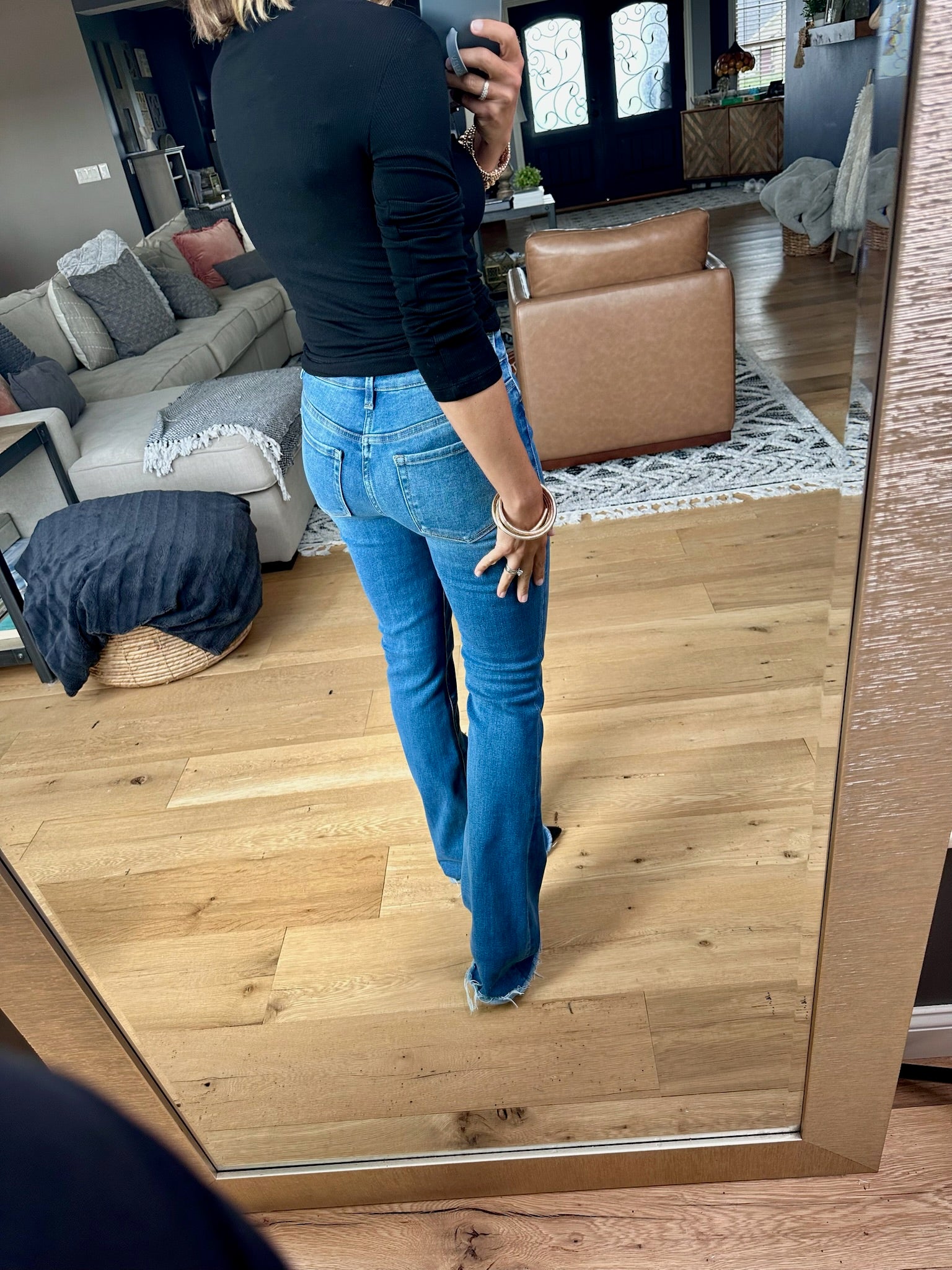 The Tara Mid-Rise Flare Denim-Vervet-Anna Kaytes Boutique, Women's Fashion Boutique in Grinnell, Iowa