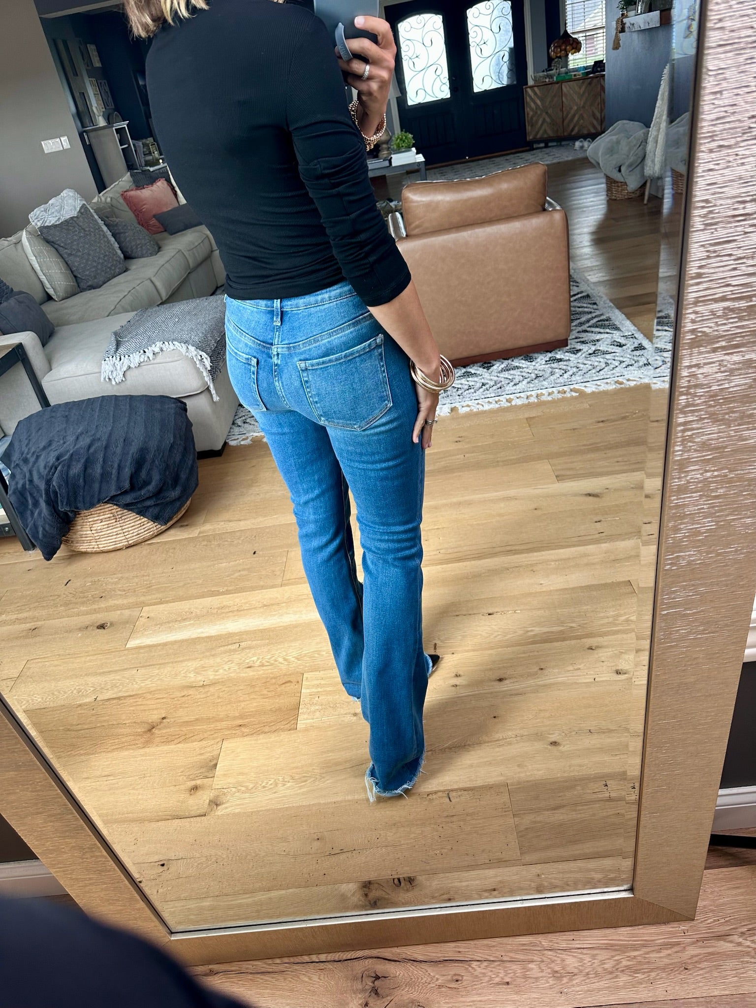 The Tara Mid-Rise Flare Denim-Vervet-Anna Kaytes Boutique, Women's Fashion Boutique in Grinnell, Iowa