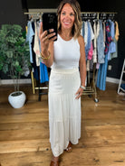 Lover's Lane Tiered Maxi Skirt-Skirts-Be Cool-Anna Kaytes Boutique, Women's Fashion Boutique in Grinnell, Iowa