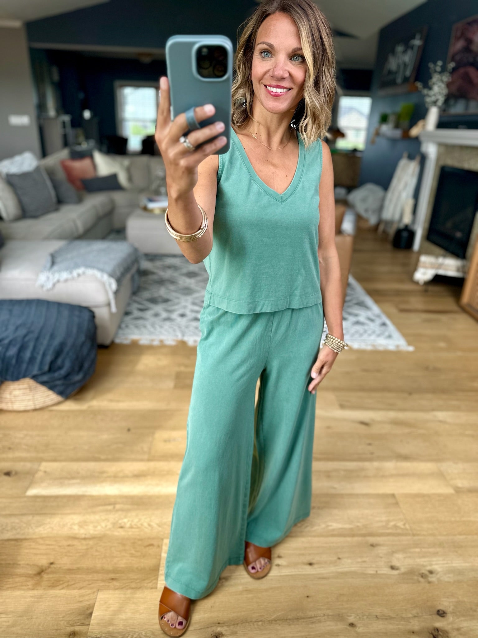 Z-Supply Juniper Tank + Wide-Leg Pant Set-Z Supply-Anna Kaytes Boutique, Women's Fashion Boutique in Grinnell, Iowa