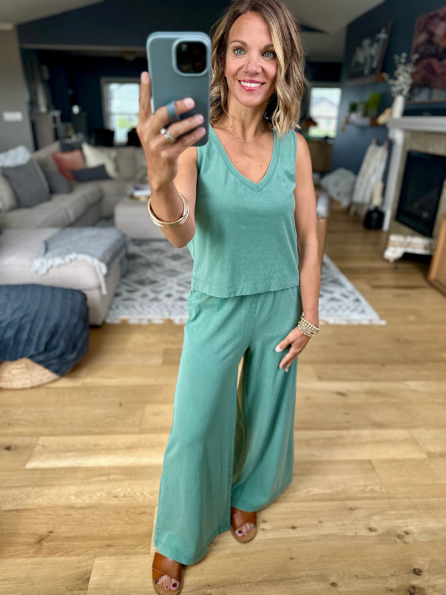 Z-Supply Juniper Tank + Wide-Leg Pant Set-Z Supply-Anna Kaytes Boutique, Women's Fashion Boutique in Grinnell, Iowa