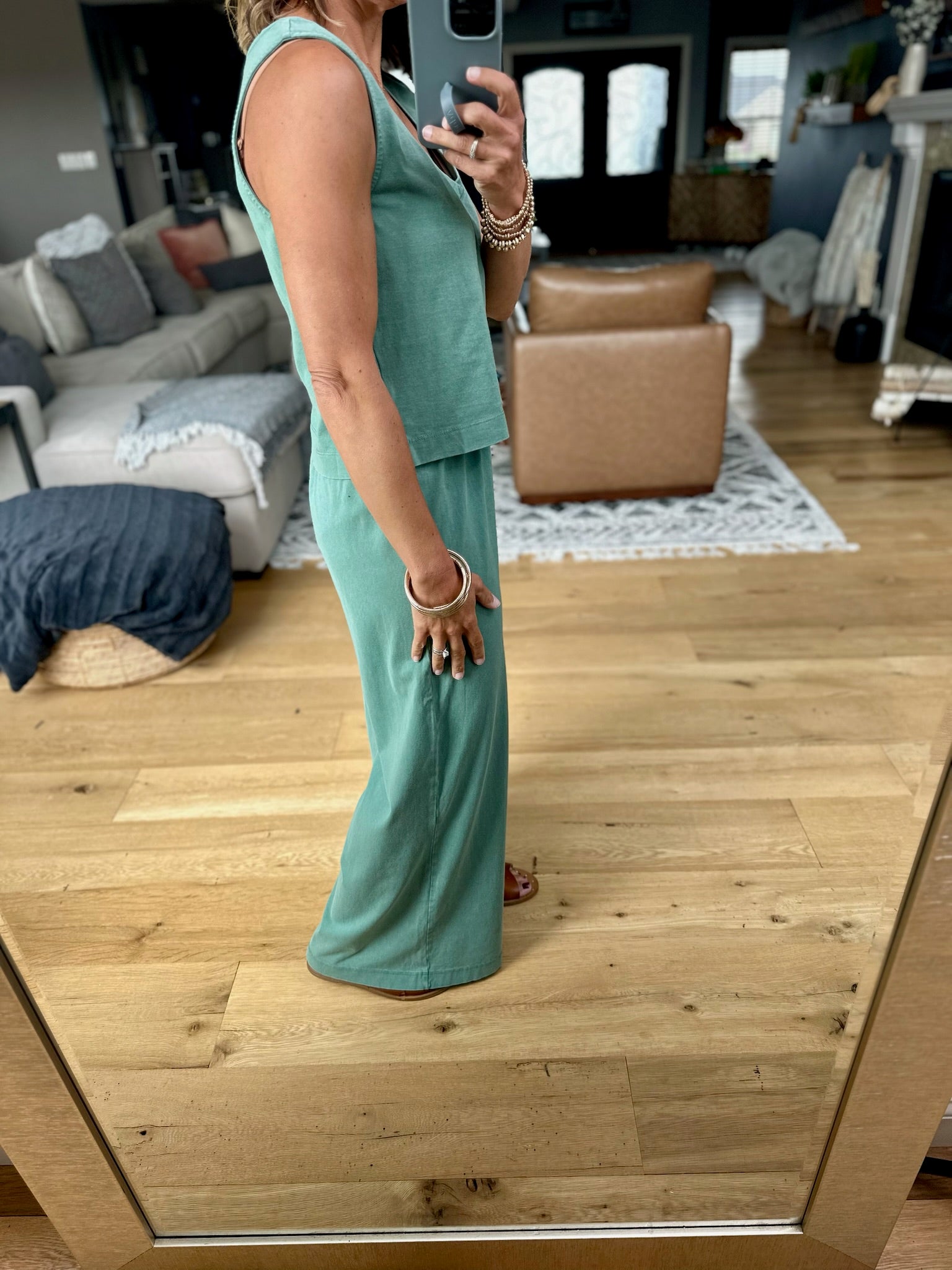 Z-Supply Juniper Tank + Wide-Leg Pant Set-Z Supply-Anna Kaytes Boutique, Women's Fashion Boutique in Grinnell, Iowa