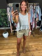 Summer Nights Floral Peplum Top-Sleeveless-POL-Anna Kaytes Boutique, Women's Fashion Boutique in Grinnell, Iowa