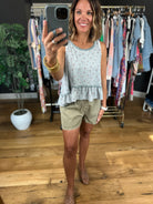 Summer Nights Floral Peplum Top-Sleeveless-POL-Anna Kaytes Boutique, Women's Fashion Boutique in Grinnell, Iowa