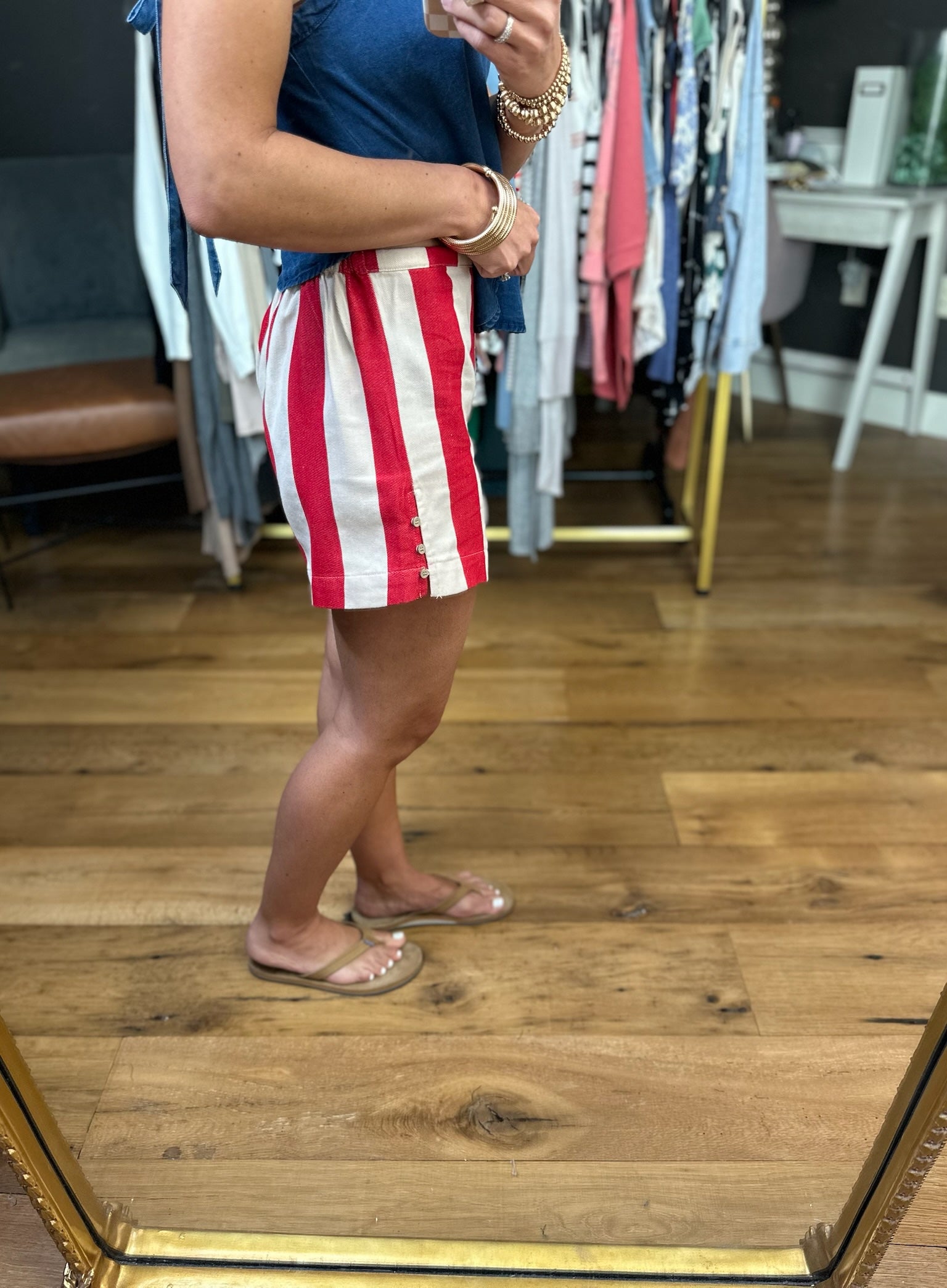 Summer Season Striped Short - Multiple Options-Wishlist-Anna Kaytes Boutique, Women's Fashion Boutique in Grinnell, Iowa