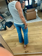 Intentional Style Striped Knit Top-Be Cool-Anna Kaytes Boutique, Women's Fashion Boutique in Grinnell, Iowa