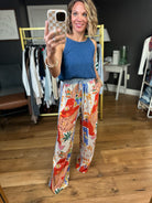 On Island Time Wide-Leg Pant - Multi-Anna Kaytes Boutique-Anna Kaytes Boutique, Women's Fashion Boutique in Grinnell, Iowa