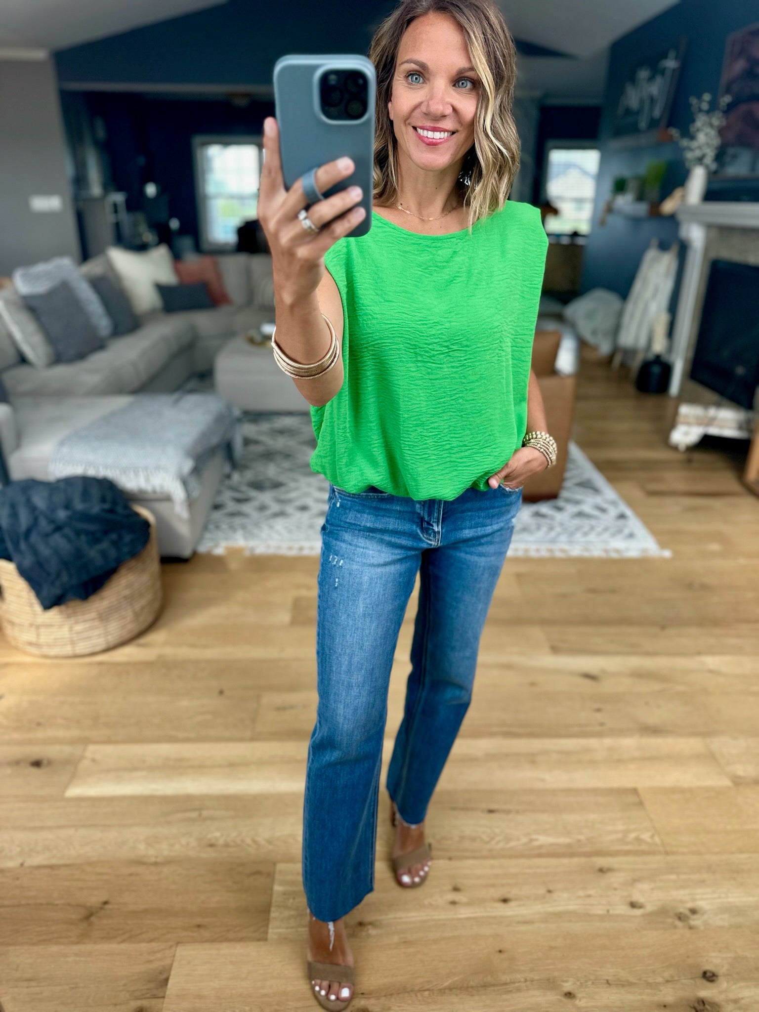 Breaking Free Boxy Top-Sleeveless-Les Amis-Anna Kaytes Boutique, Women's Fashion Boutique in Grinnell, Iowa