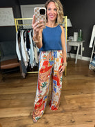 On Island Time Wide-Leg Pant - Multi-Anna Kaytes Boutique-Anna Kaytes Boutique, Women's Fashion Boutique in Grinnell, Iowa