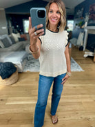 Catch My Eye Flutter-Sleeve Knit Top-Wishlist-Anna Kaytes Boutique, Women's Fashion Boutique in Grinnell, Iowa