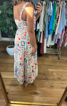 On The Shore Patterned Dress-Dresses-Blu Pepper-Anna Kaytes Boutique, Women's Fashion Boutique in Grinnell, Iowa
