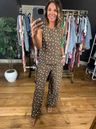 Has To Be You Polka Dot 2-Piece Set-Sleeveless-She & Sky-Anna Kaytes Boutique, Women's Fashion Boutique in Grinnell, Iowa