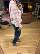 The Ava Striped Crew Top-Long Sleeves-By Together-Anna Kaytes Boutique, Women's Fashion Boutique in Grinnell, Iowa