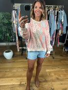 Sweetest Spring Patchwork Crew-Sweaters-Easel-Anna Kaytes Boutique, Women's Fashion Boutique in Grinnell, Iowa