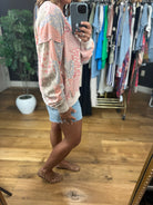 Sweetest Spring Patchwork Crew-Sweaters-Easel-Anna Kaytes Boutique, Women's Fashion Boutique in Grinnell, Iowa