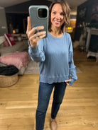 My Theory Waffle Long Sleeve Top-Long Sleeves-By Together-Anna Kaytes Boutique, Women's Fashion Boutique in Grinnell, Iowa