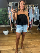 New Beginnings Strapless Top-Sleeveless-Wishlist-Anna Kaytes Boutique, Women's Fashion Boutique in Grinnell, Iowa