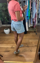 Z Supply Alex High-Rise Vintage Cut-Off light wash-Shorts-Z Supply-Anna Kaytes Boutique, Women's Fashion Boutique in Grinnell, Iowa