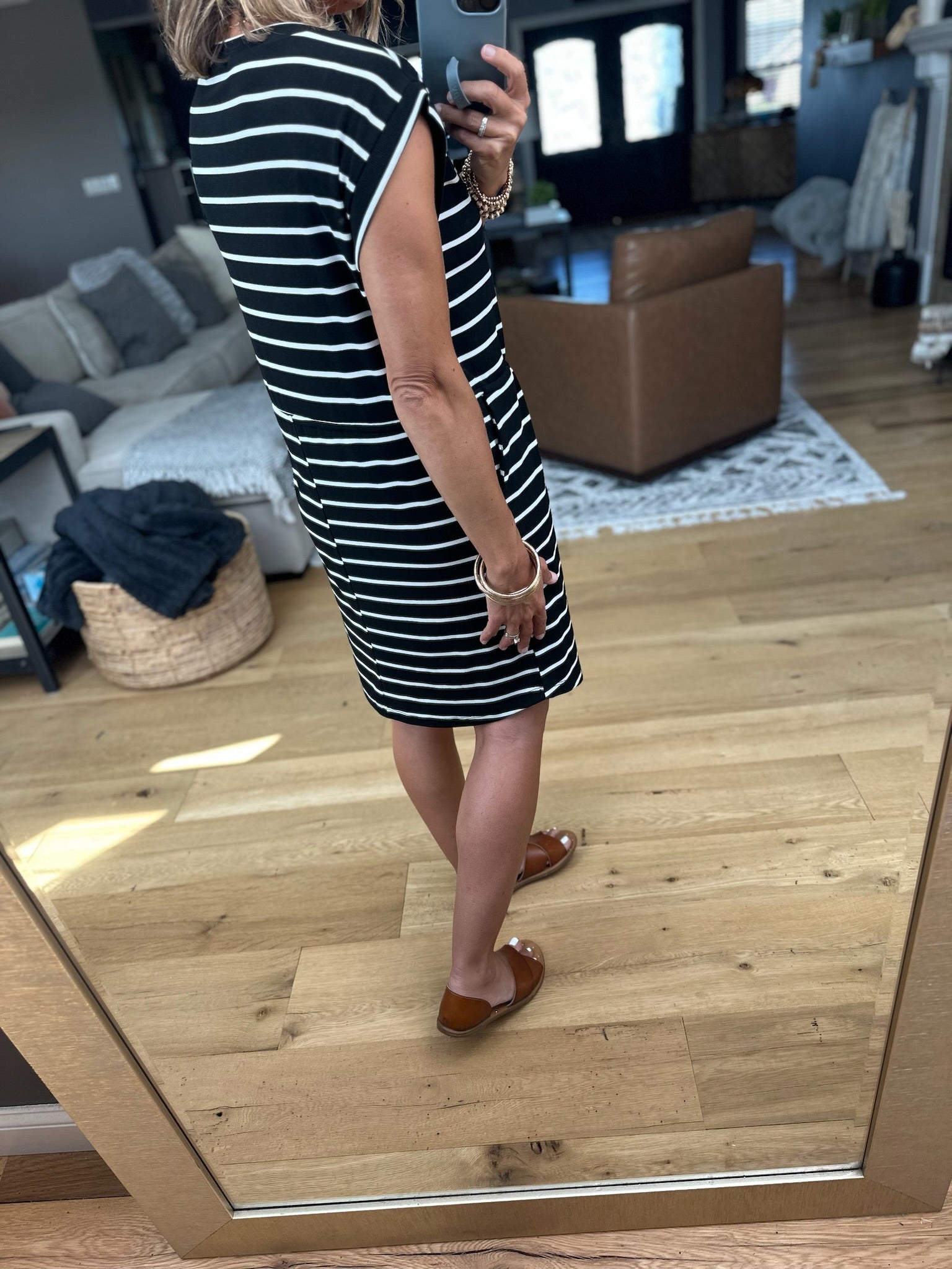 Hold For Style Striped Pocket Dress-Staccato-Anna Kaytes Boutique, Women's Fashion Boutique in Grinnell, Iowa