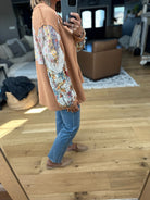 More Than Fall Waffle Top-POL-Anna Kaytes Boutique, Women's Fashion Boutique in Grinnell, Iowa