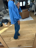 Feels Like Power Balloon Sleeve Button-Down Top-Fate-Anna Kaytes Boutique, Women's Fashion Boutique in Grinnell, Iowa