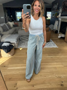 My Way Pin-Stripe Pant-Eesome-Anna Kaytes Boutique, Women's Fashion Boutique in Grinnell, Iowa