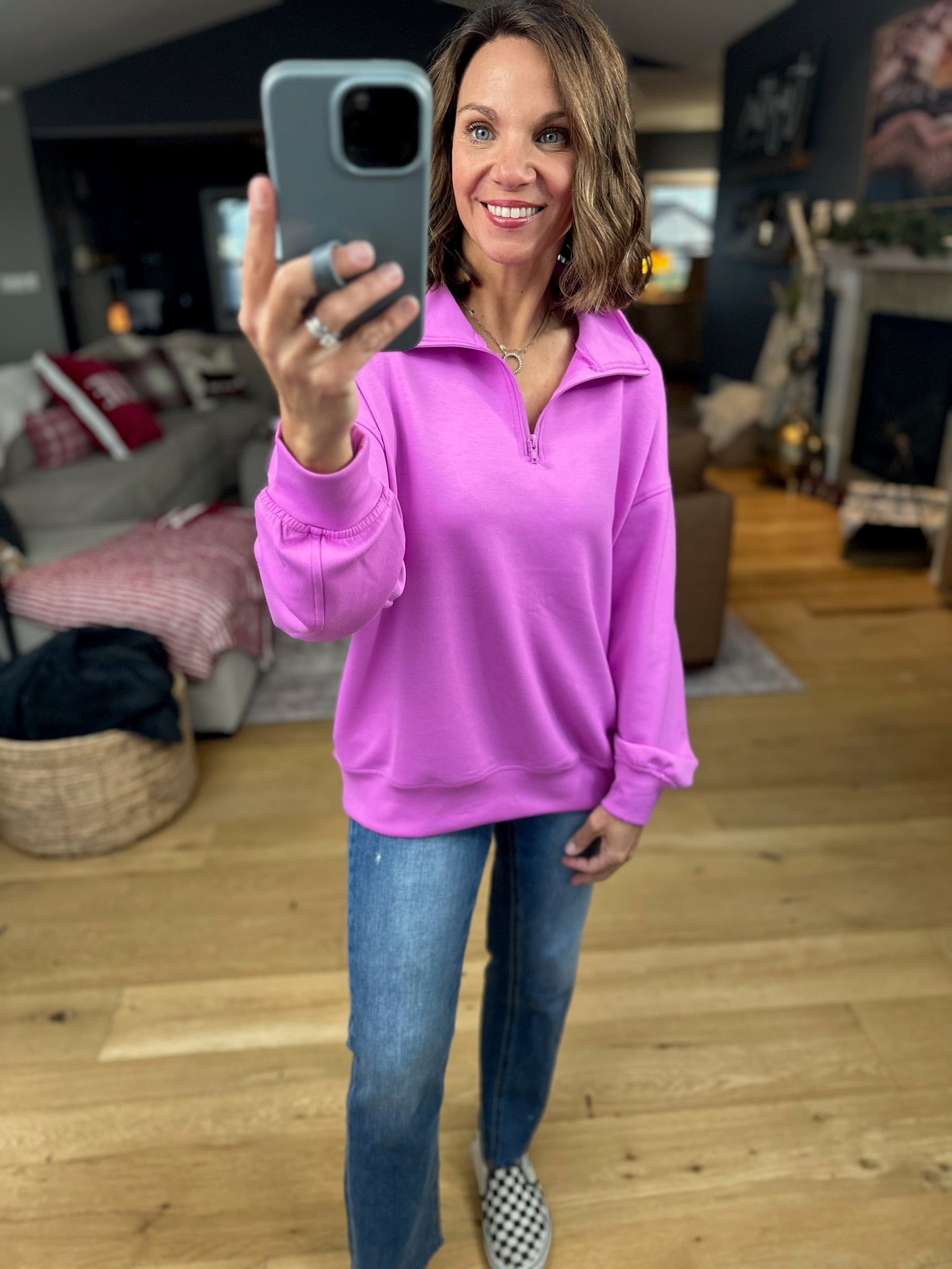 All True Things Pocket Pullover-Sweaters-Zenana-Anna Kaytes Boutique, Women's Fashion Boutique in Grinnell, Iowa