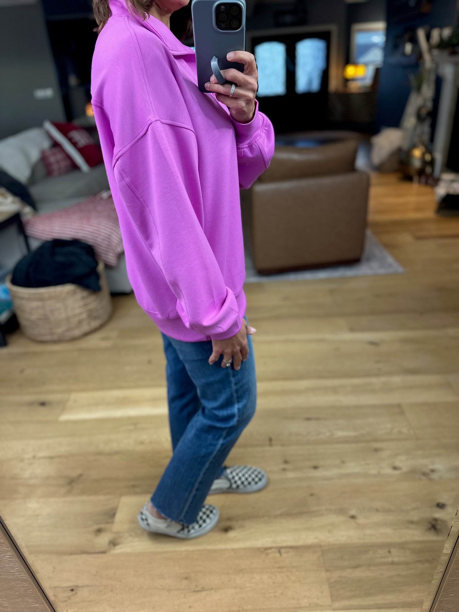 All True Things Pocket Pullover-Sweaters-Zenana-Anna Kaytes Boutique, Women's Fashion Boutique in Grinnell, Iowa