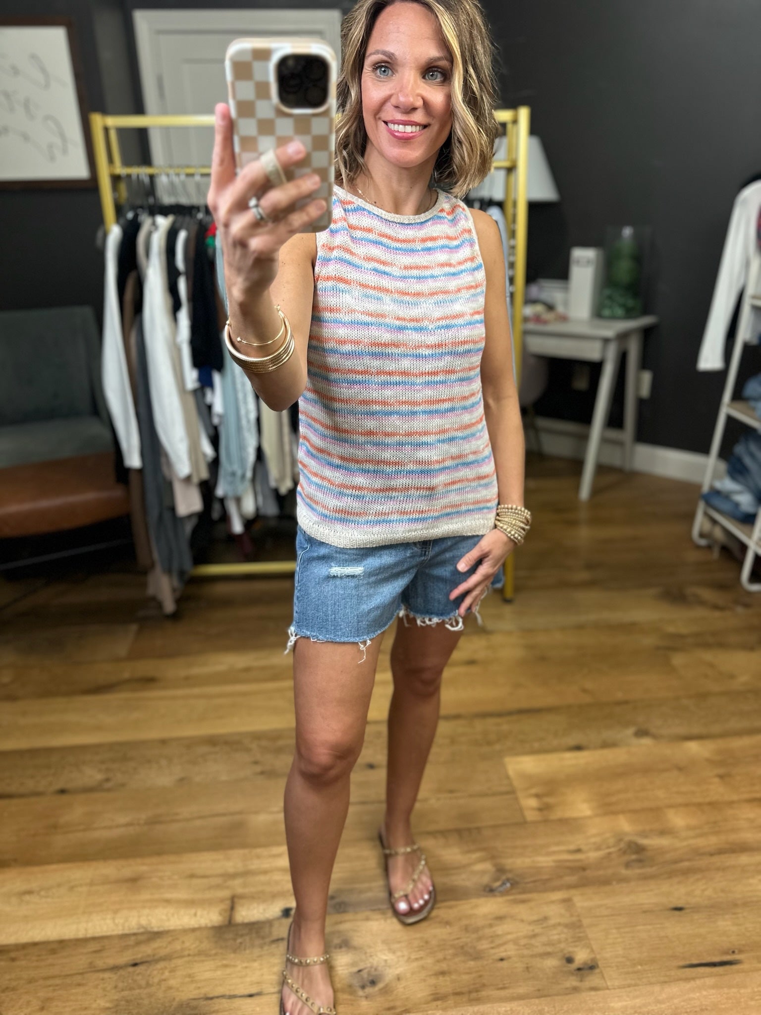 Look Around Striped Knit - Sky Multi-Wishlist-Anna Kaytes Boutique, Women's Fashion Boutique in Grinnell, Iowa