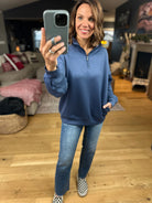 All True Things Pocket Pullover-Sweaters-Zenana-Anna Kaytes Boutique, Women's Fashion Boutique in Grinnell, Iowa