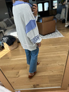On My Feed V-Neck Pullover-Bucketlist-Anna Kaytes Boutique, Women's Fashion Boutique in Grinnell, Iowa