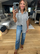 No More Lies Button-Down Top-Doe & Rae-Anna Kaytes Boutique, Women's Fashion Boutique in Grinnell, Iowa