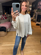 The Laynie Contrast-Stripe Long Sleeve Top-Long Sleeves-By Together-Anna Kaytes Boutique, Women's Fashion Boutique in Grinnell, Iowa