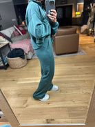 The Emma 3/4 Sleeve + Pocket Pant Set-Sweaters-Zenana-Anna Kaytes Boutique, Women's Fashion Boutique in Grinnell, Iowa